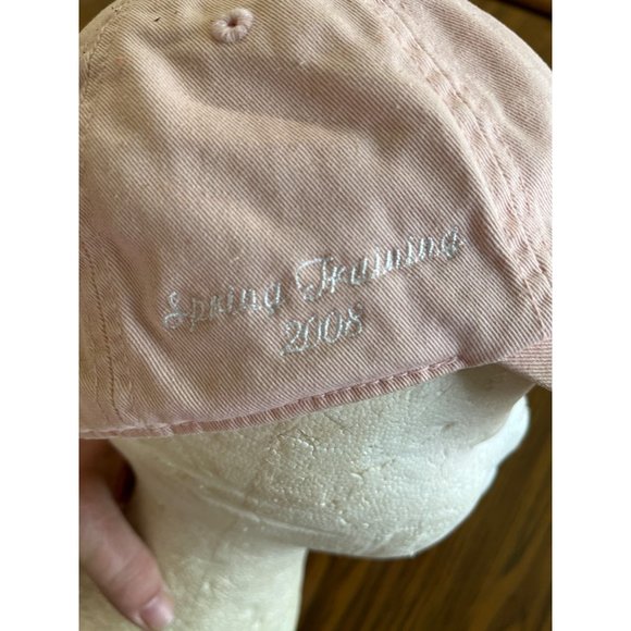 New Era woman’s pink Spring Training 2008 Atlanta Braves adjustable ball cap - Picture 3 of 5